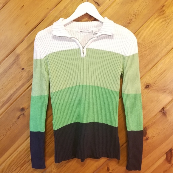Liz Claiborne Sweaters - Liz Claiborne 1/4 Zip Cotton Sweater small NWOT